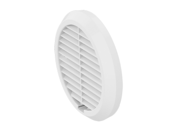 Wetterschutzgitter Light weiß-RAL9010