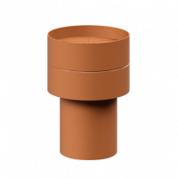 Wetterschutzhaube-Top rot-RAL8004