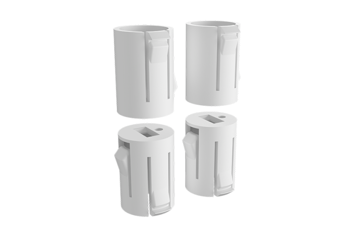 Abstandshalter Grundplatte 25mm 4er Pack