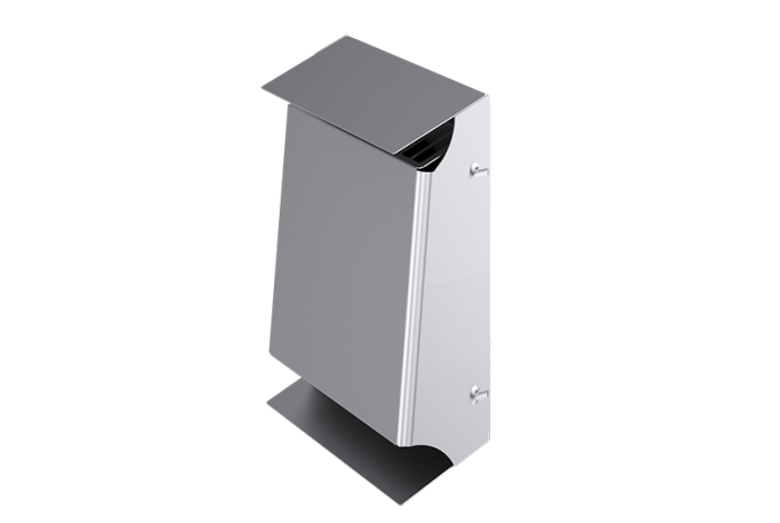 Wetterschutzhaube-Compact grau-RAL9006