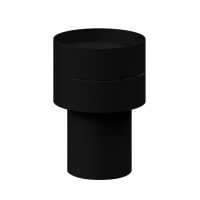Wetterschutzhaube-Top schwarz-RAL9005